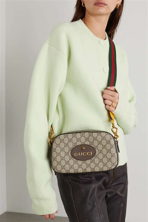 gucci. crossbody bag|GUCCI Neo Vintage GG Supreme textured leather.